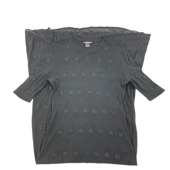 Vivienne Tam “Sheer Beauty” Embroidered Maxi Dress Size S/L Black - Picture 13 of 14